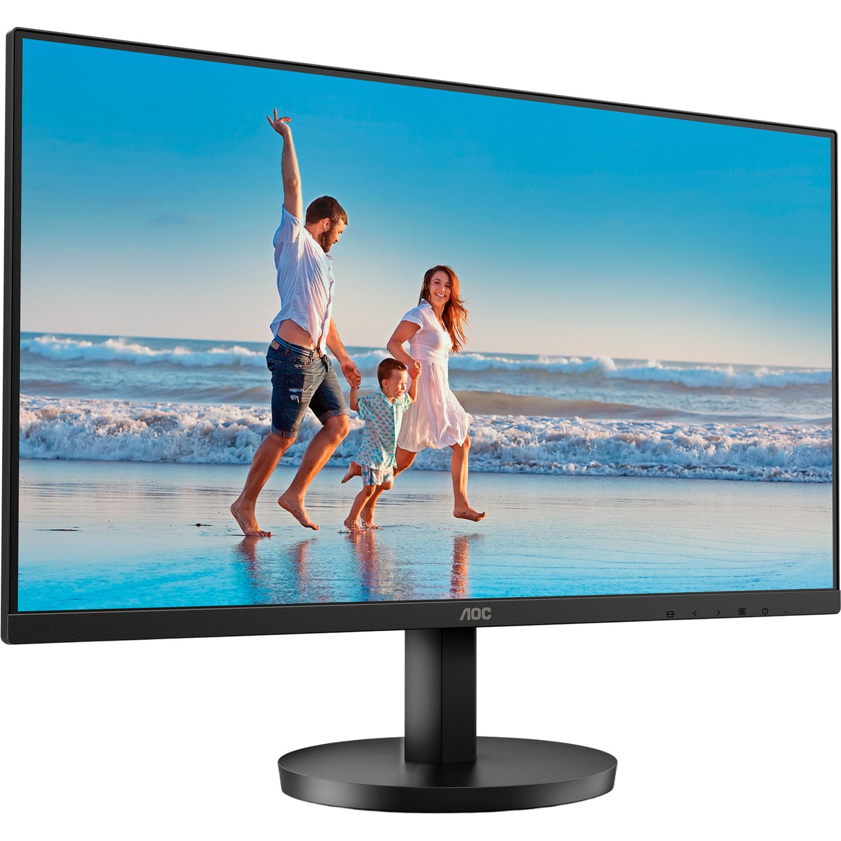 Aoc 24b3ca2 24 Monitor (schwarz, 100 Hz, HDMI, USB-C, Audio, adaptive Synchronisierung)