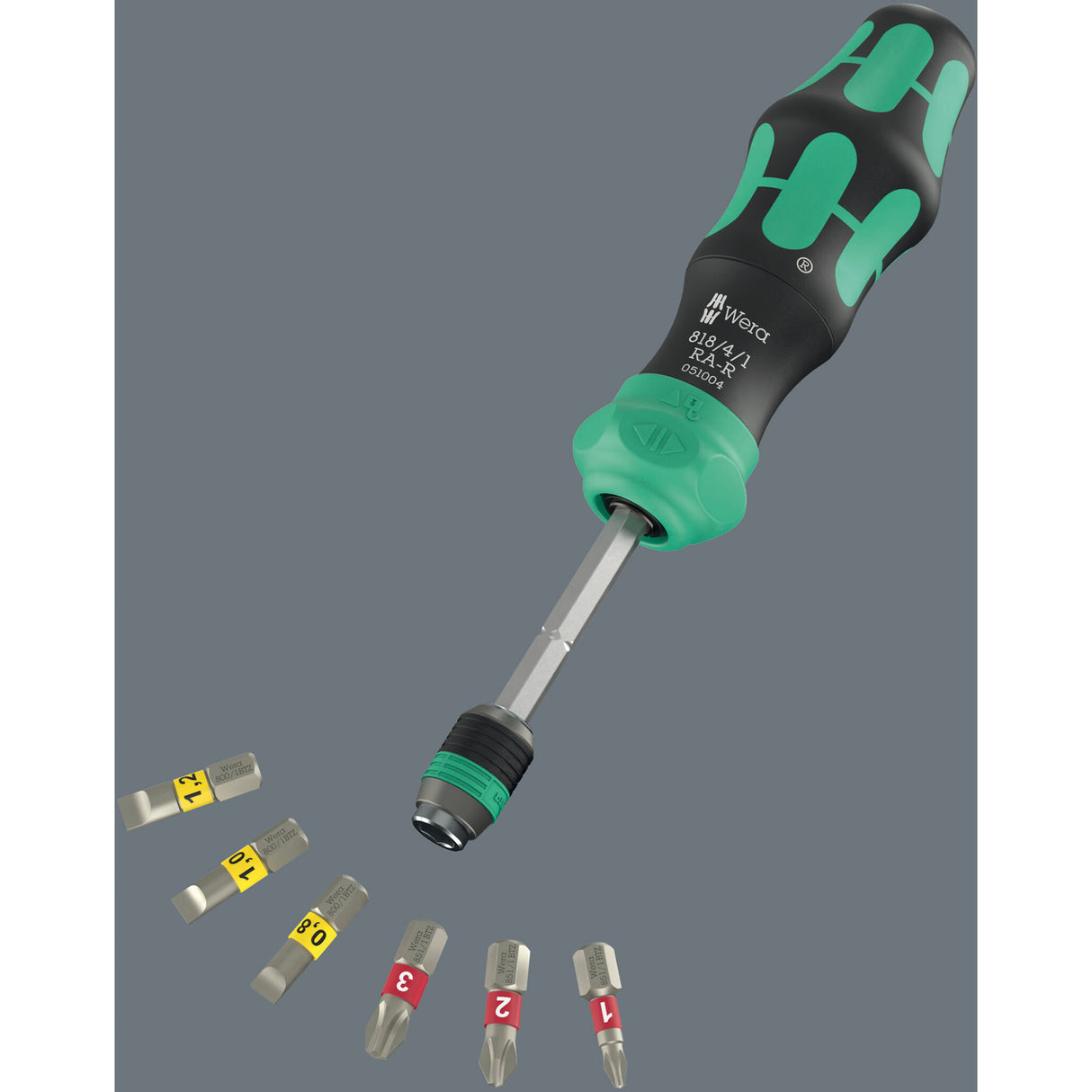 Wera kraftform kompakt 20 ra-r mit Tasche, 6-teiliges Bit-Set