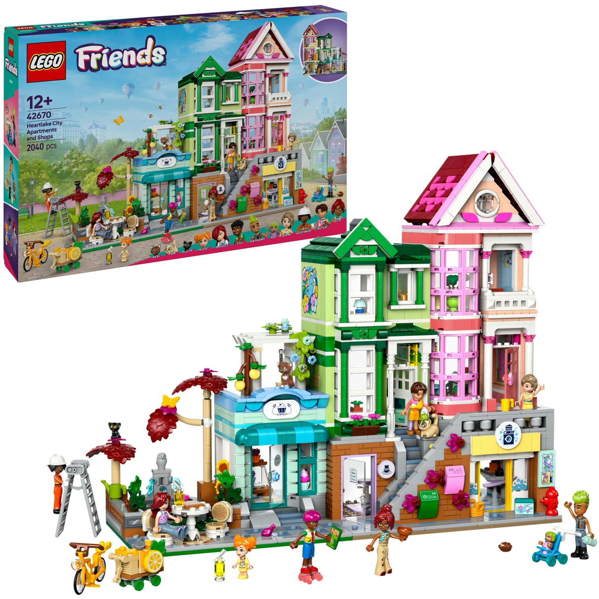 Lego Friends 42670 Wohnungen und Geschäfte in Heartlake City