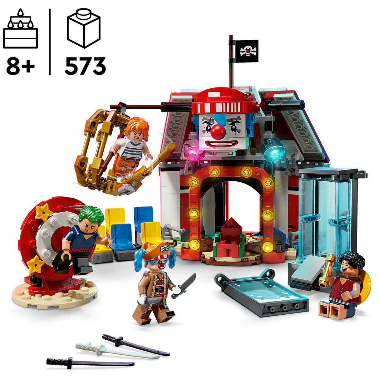 Lego One Piece 75637 Zirkuszelt von Buggy, dem Clown