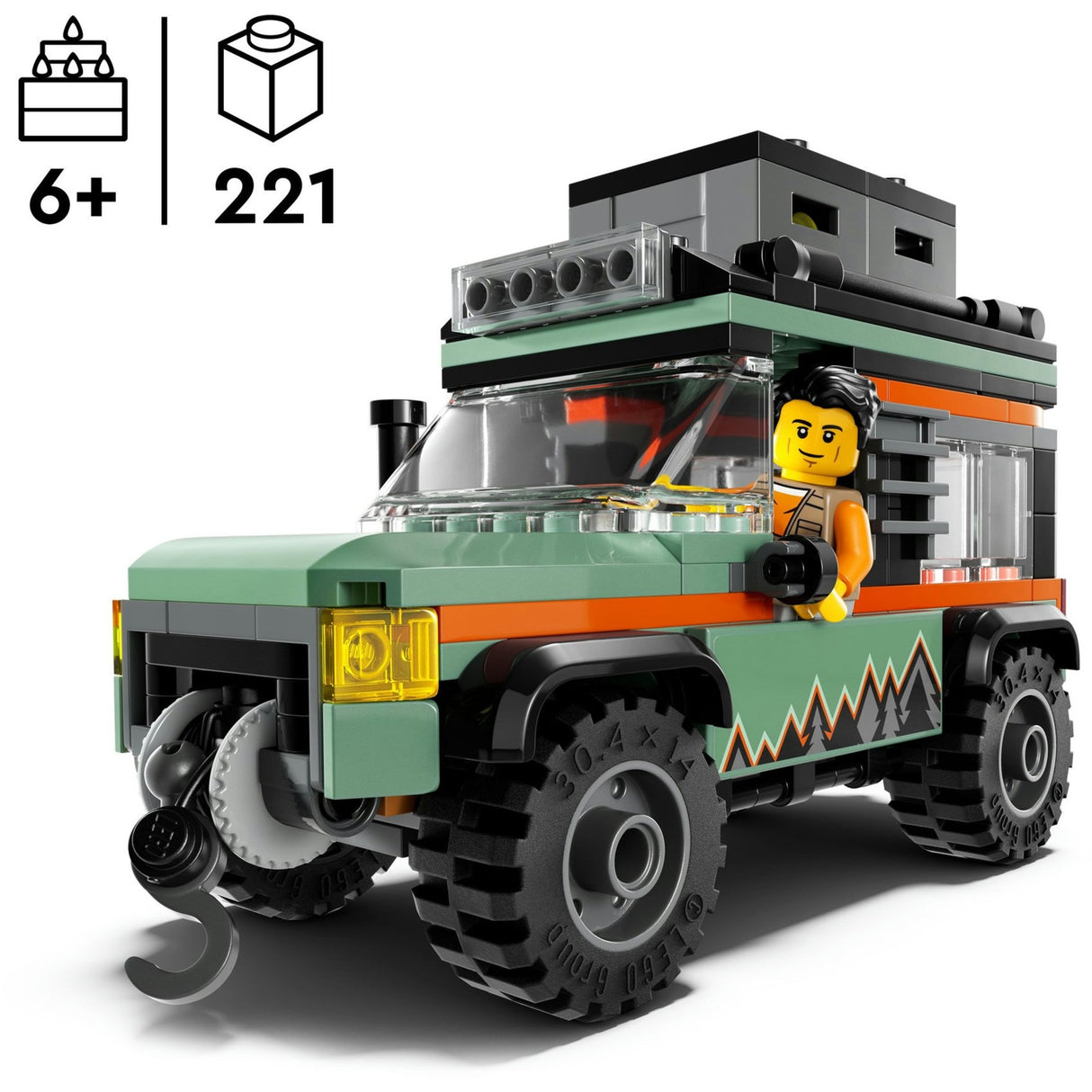 Lego City 60447 4x4 Geländewagen für die Berge