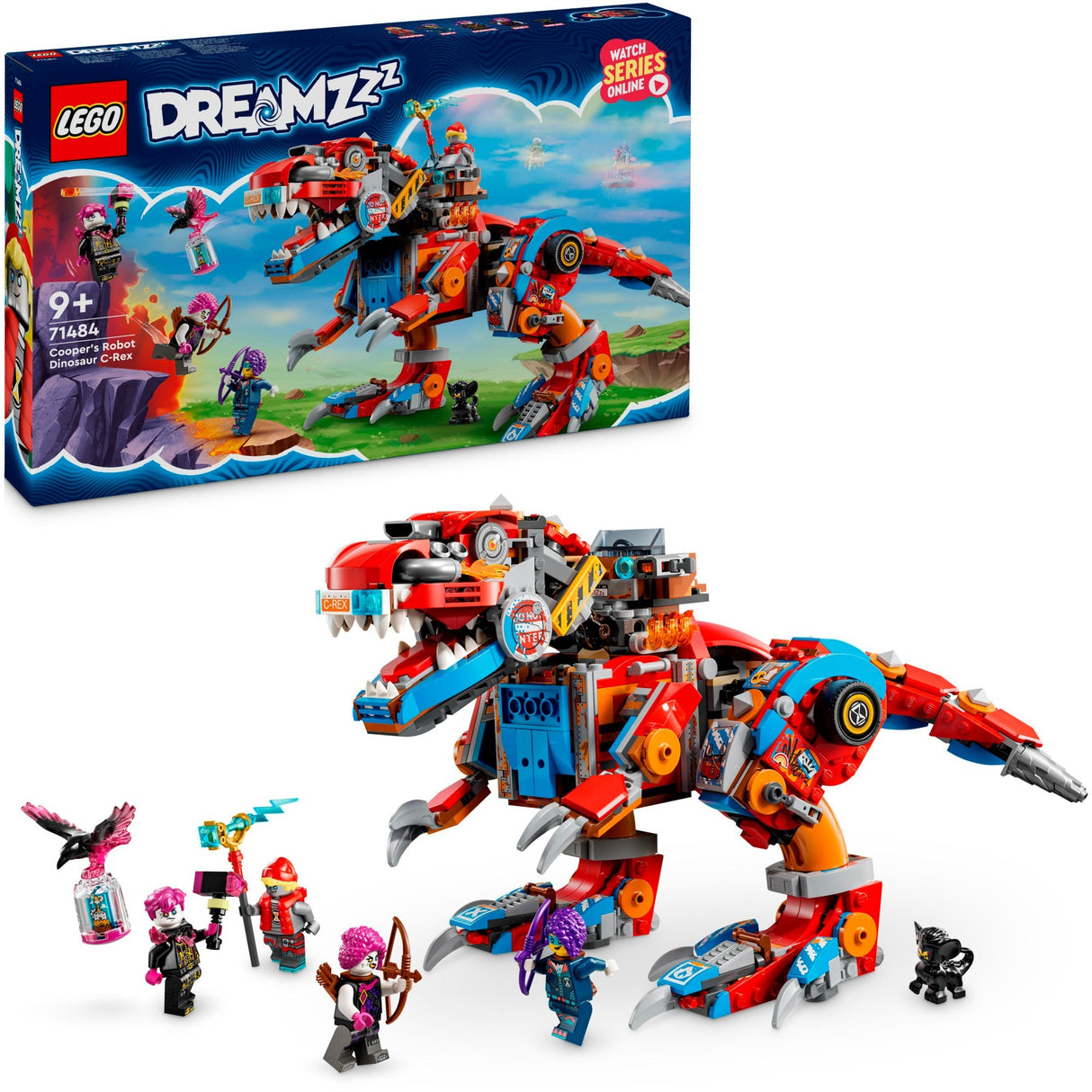 Lego Dreamzzz 71484 Coopers Roboter-Dinosaurier c. rex