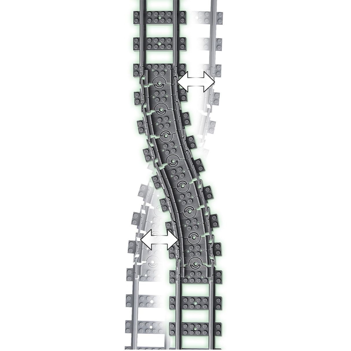Lego City Bahngleise 60205