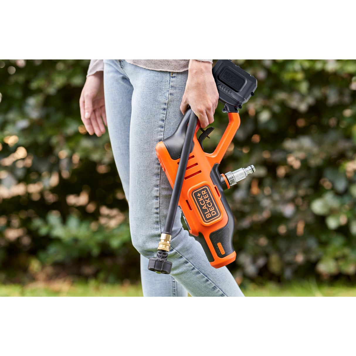 Black+Decker bcpc18d1 18V 24bar Hochdruckreiniger – inklusive 1x2,0 Ah Akku – bcpc18d1-qw