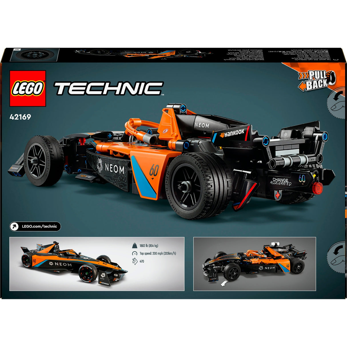 Lego Technic Neom McLaren Formel-E-Rennwagen – 42169