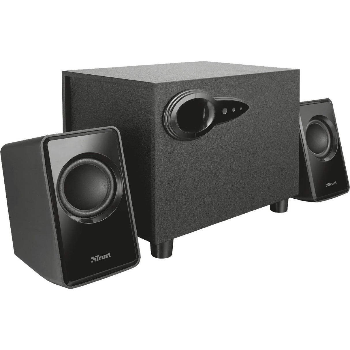 Trust Avora 2.1 Subwoofer-Lautsprecherset PC-Lautsprecher (schwarz, 20442)