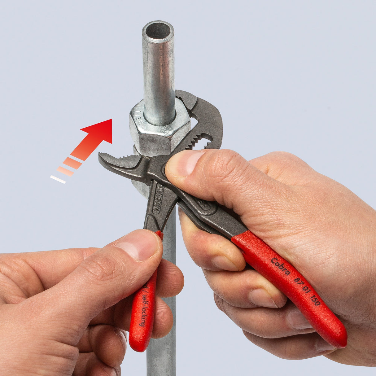 Knipex 87 01 150 Wasserpumpenzange Cobra poliert 150mm