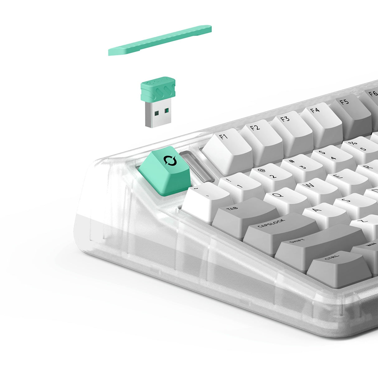 Iqunix OG80 Wurmloch Wireless mechanischer Tastatur