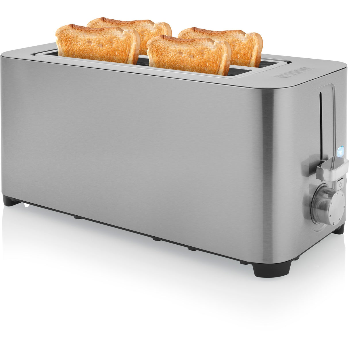 Prinzessin 142402 Edelstahl -Toaster 2 lange Schloss