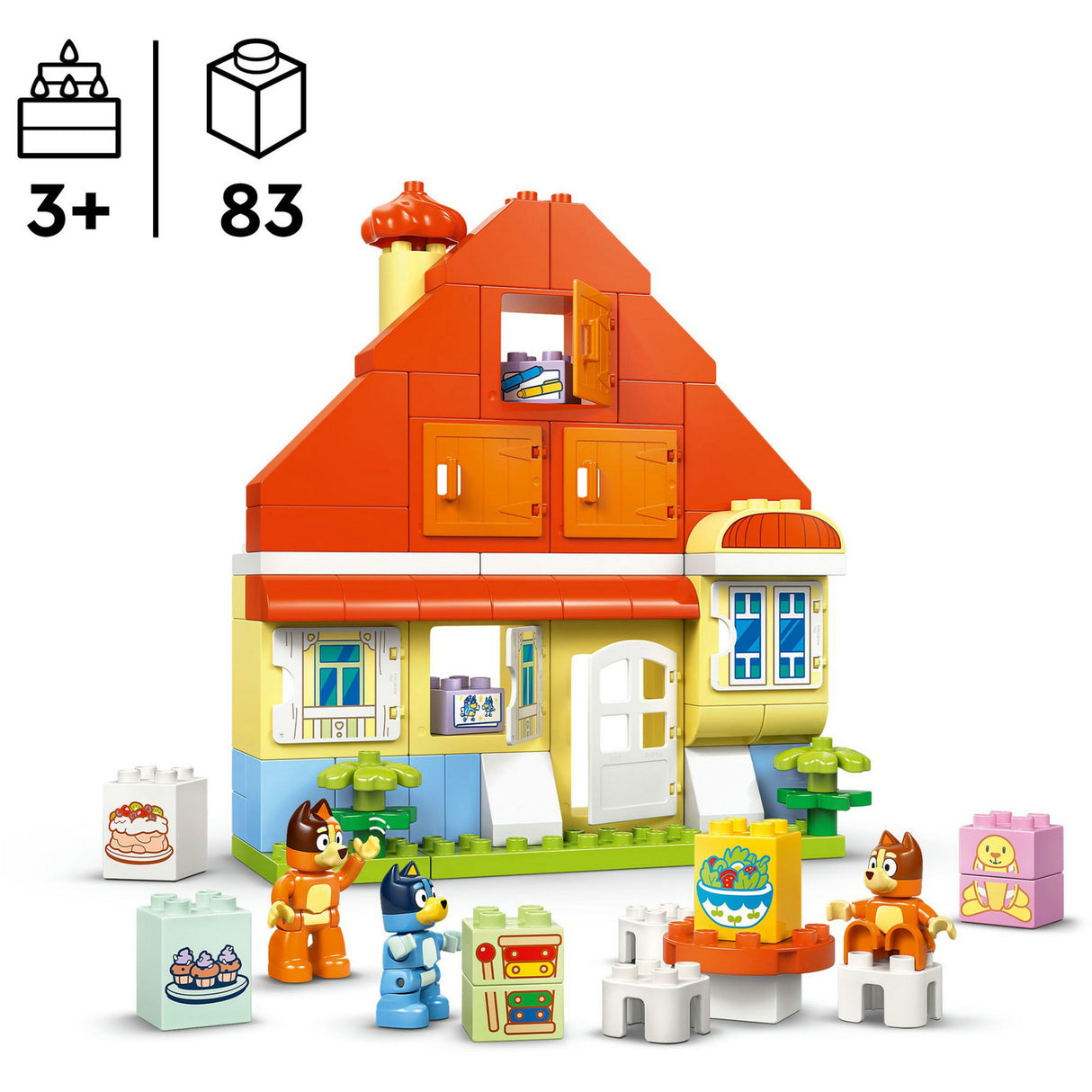 Lego Duplo 10459 Haus von Bluey und ihrer Familie mit Memory-Spiel