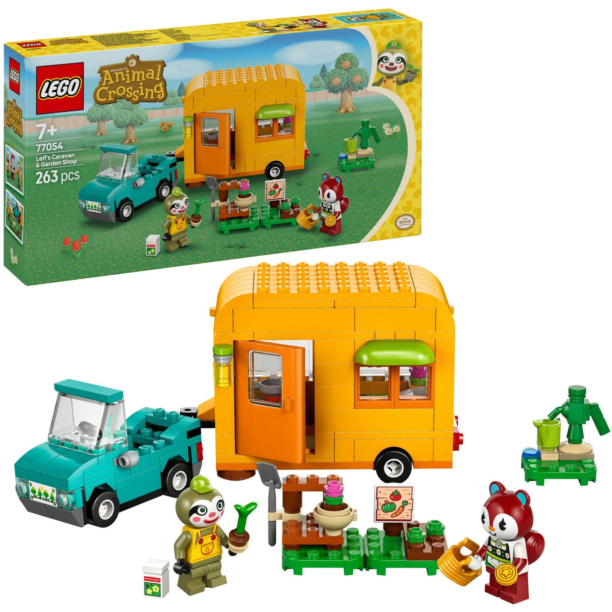 Lego Animal Crossing 77054 Leifs Wohnwagen- und Gartenladen