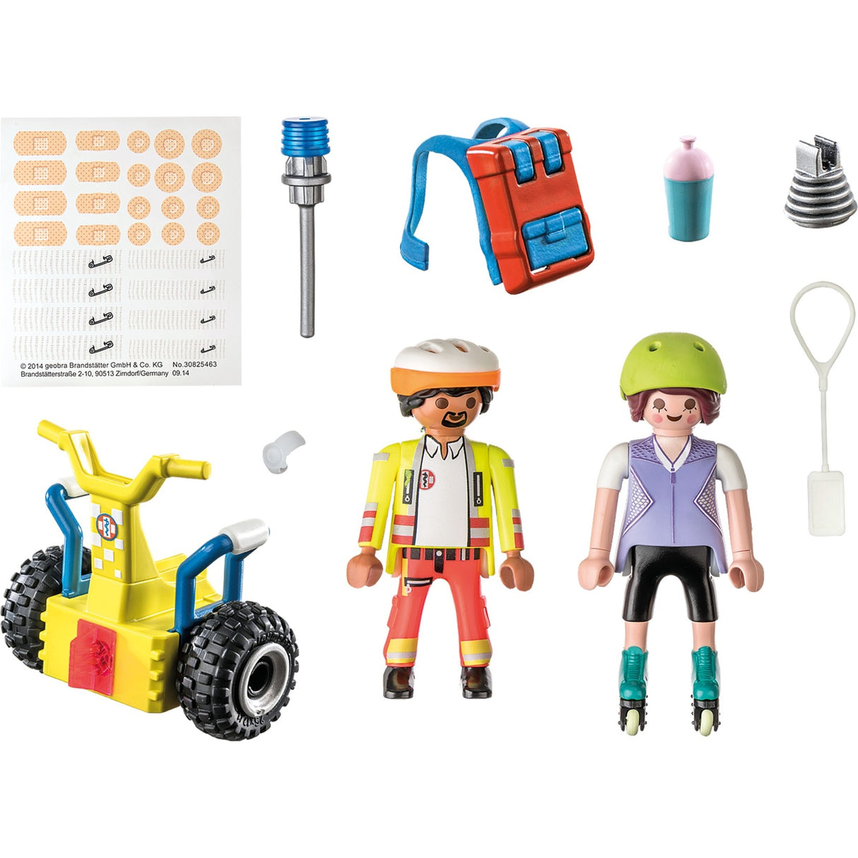 Playmobil City Life – Starterpaket Rettung mit Segway-Bauspielzeug (71257)