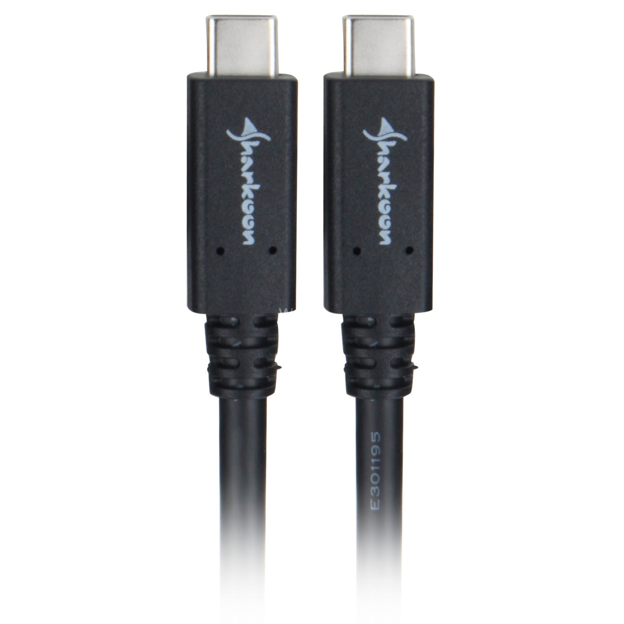 Sharkoon USB-C 3.2 > USB-C Kabel (schwarz, 0,5 Meter)