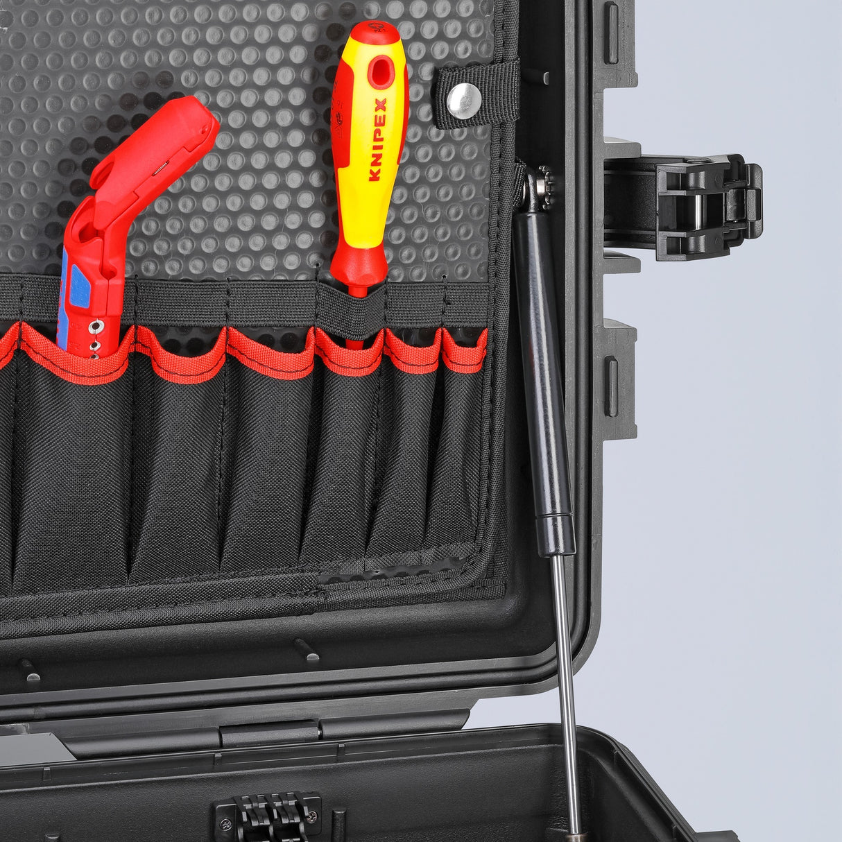 Knipex Werkzeugkoffer | leerer Koffer | staubdicht, wasserdicht, mobil | 1 Stück - 00 21 37 li