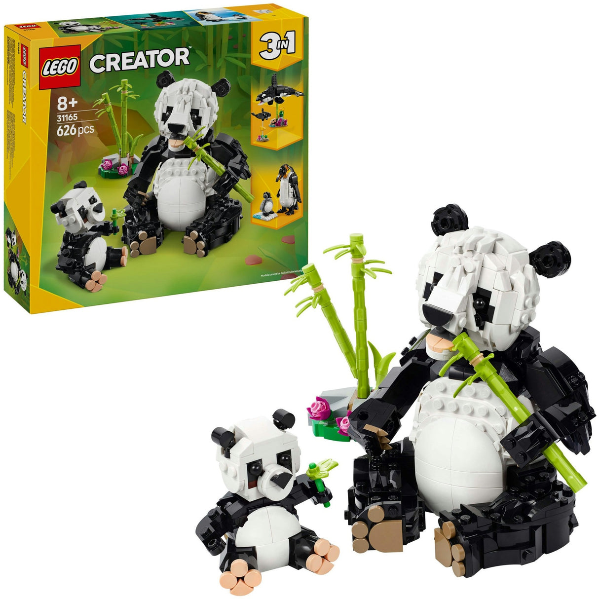 Lego Creator 3in1 Wilde Tiere: Panda-Familie – 31165