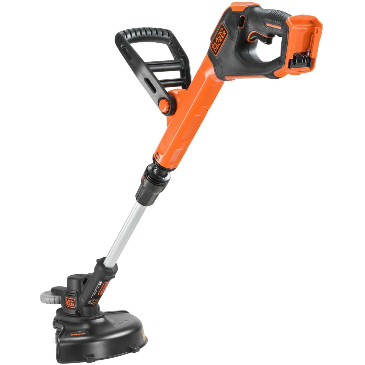 Black+decker Akku-Rasentrimmer stc1820pcb (orange schwarz, Akku nicht im Lieferumfang enthalten)