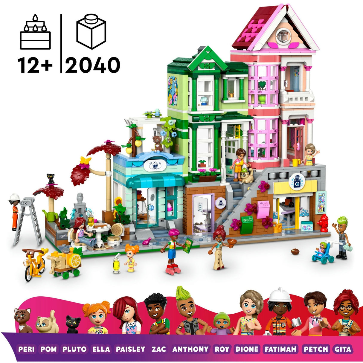 Lego Friends 42670 Wohnungen und Geschäfte in Heartlake City