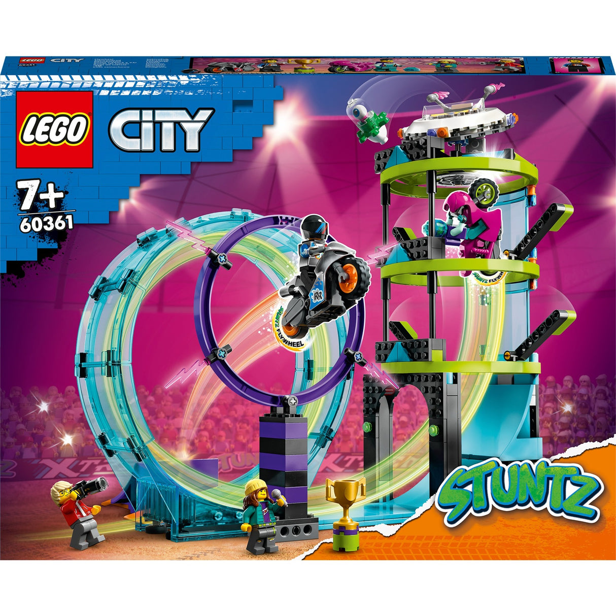 Lego City – Ultimative Stuntfahrer-Challenge, Konstruktionsspielzeug (60361)