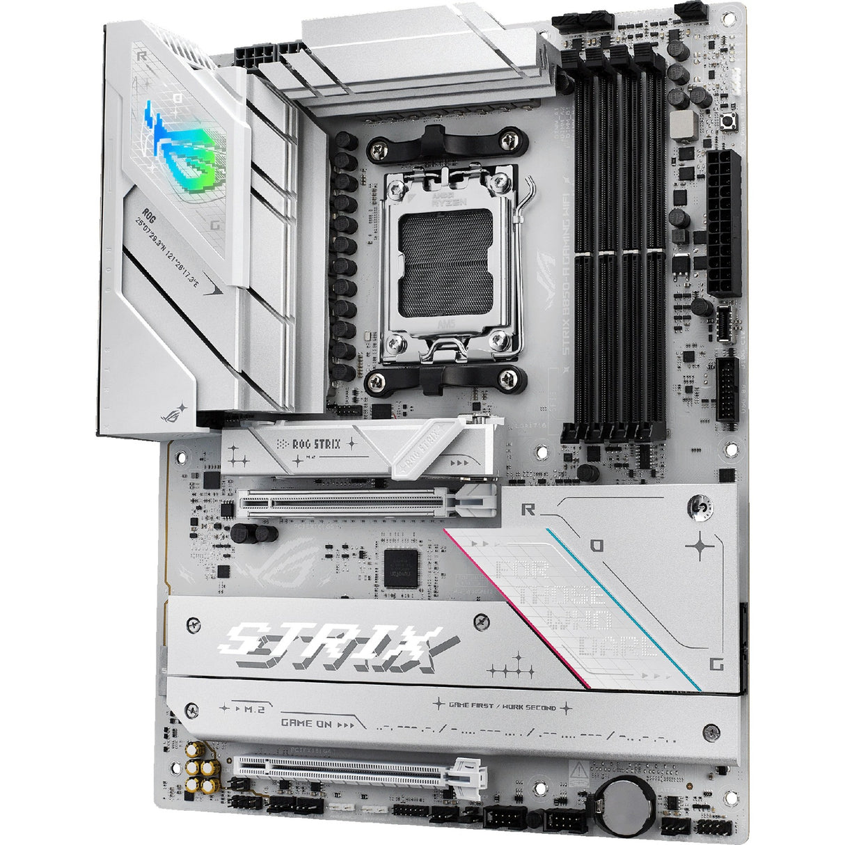 Asus ROG Strix B850-A Gaming Wi-Fi Sockel AM5 Motherboard (weiß, 2,5 GB-LAN, Wi-Fi 7, BT, Sound, ATX)