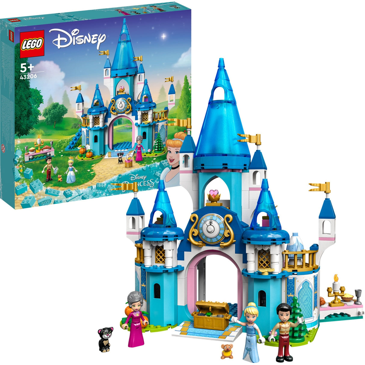 Lego Lego Prinzessin 43206 Das Schloss von Aschenputtel und der Prinz