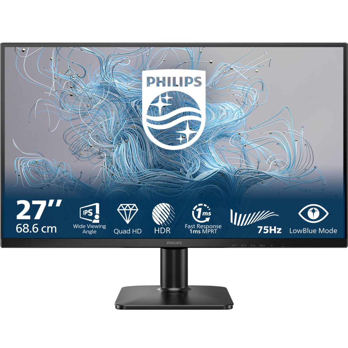 Philips 27e2n1500l 27 Monitor (schwarz, HDMI, Display-Port)