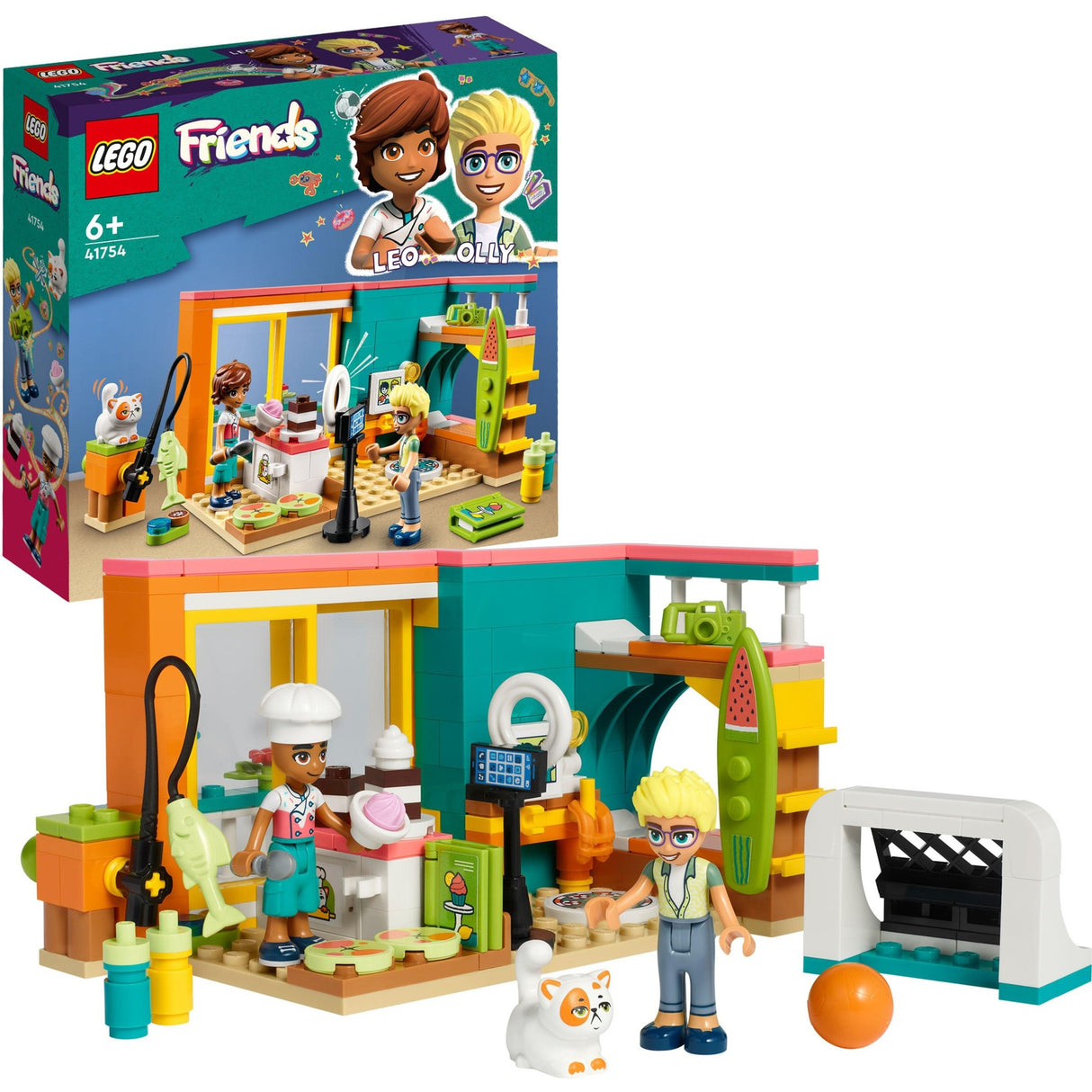 Lego Friends – Leos Zimmer-Bauspielzeug (41754)