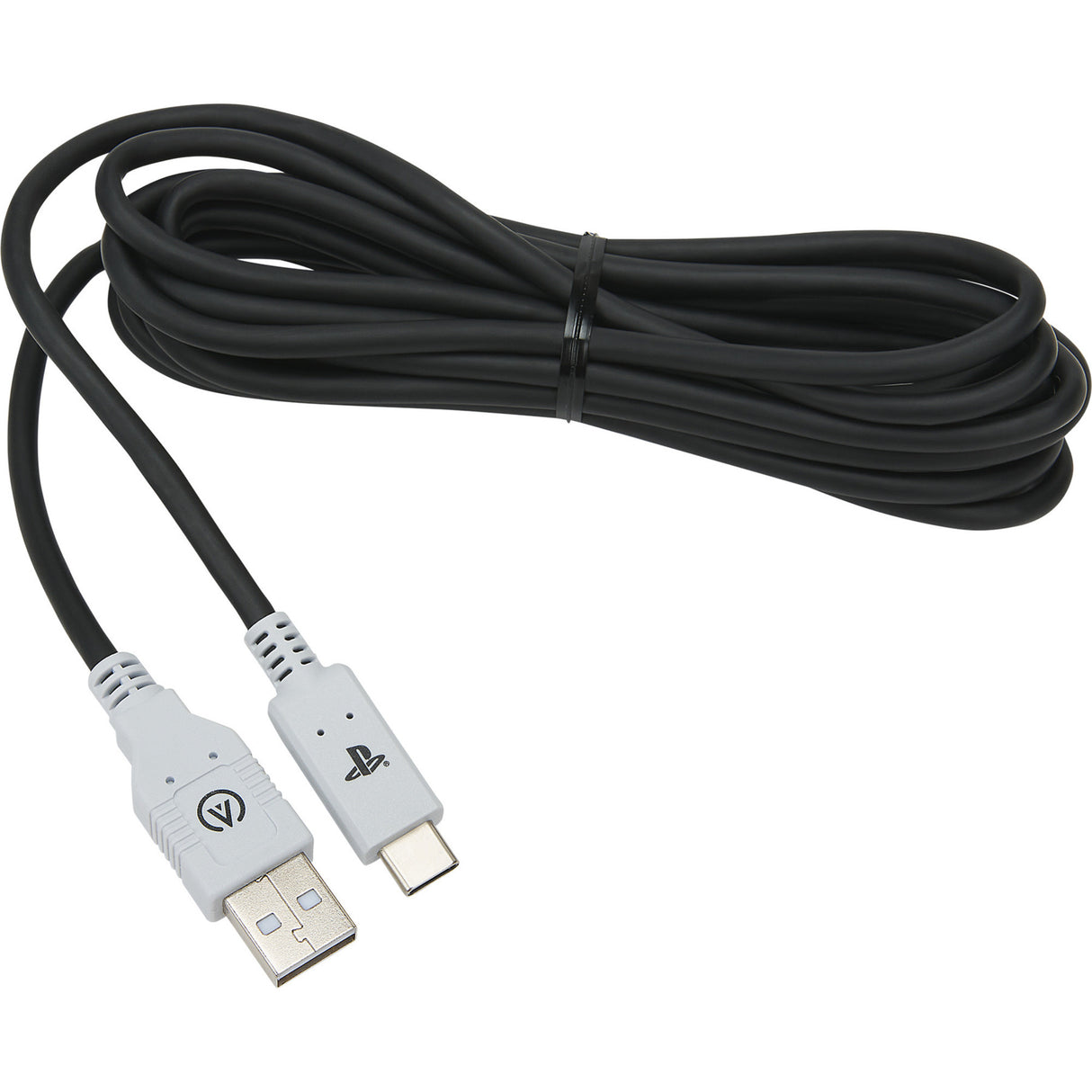 Powera USB-C-Kabel für Playstation 5 (schwarz und weiß, 3 Meter)