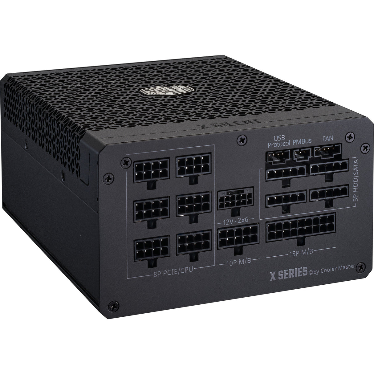 Cooler master , 1100 watt voeding (zwart)