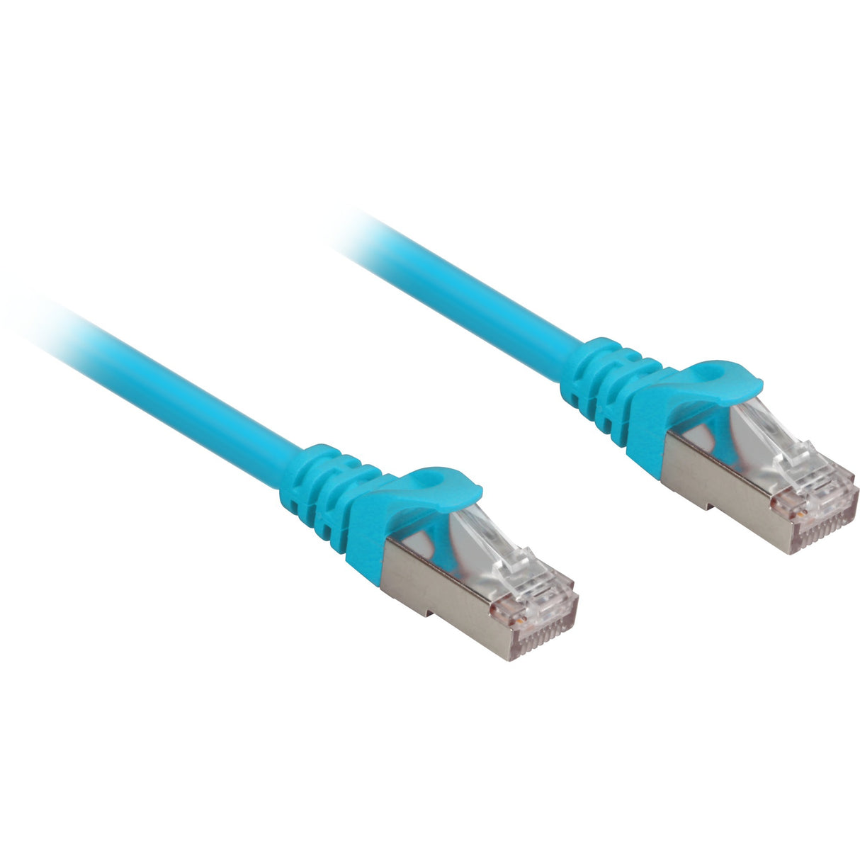 Sharkoon Netzwerkkabel SFTP, RJ-45 mit Cat.6a (blau, 10 Meter, halogenfrei)
