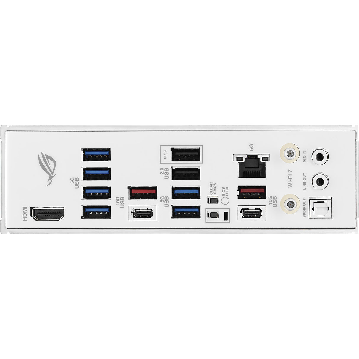 Asus rog strix b850-a gaming wifi7 neo socket am5 moederbord (wit, 5gb-lan, wi-fi 7, bt 5.4, sound, atx)