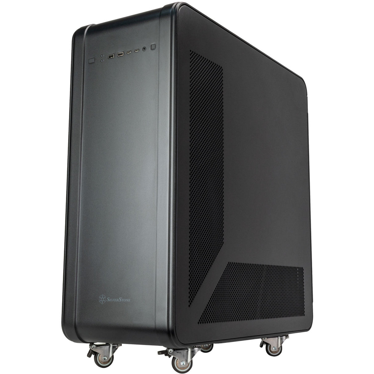 Silverstone alta t1 big tower behuizing (zwart | 2x usb-a | 2x usb-c)