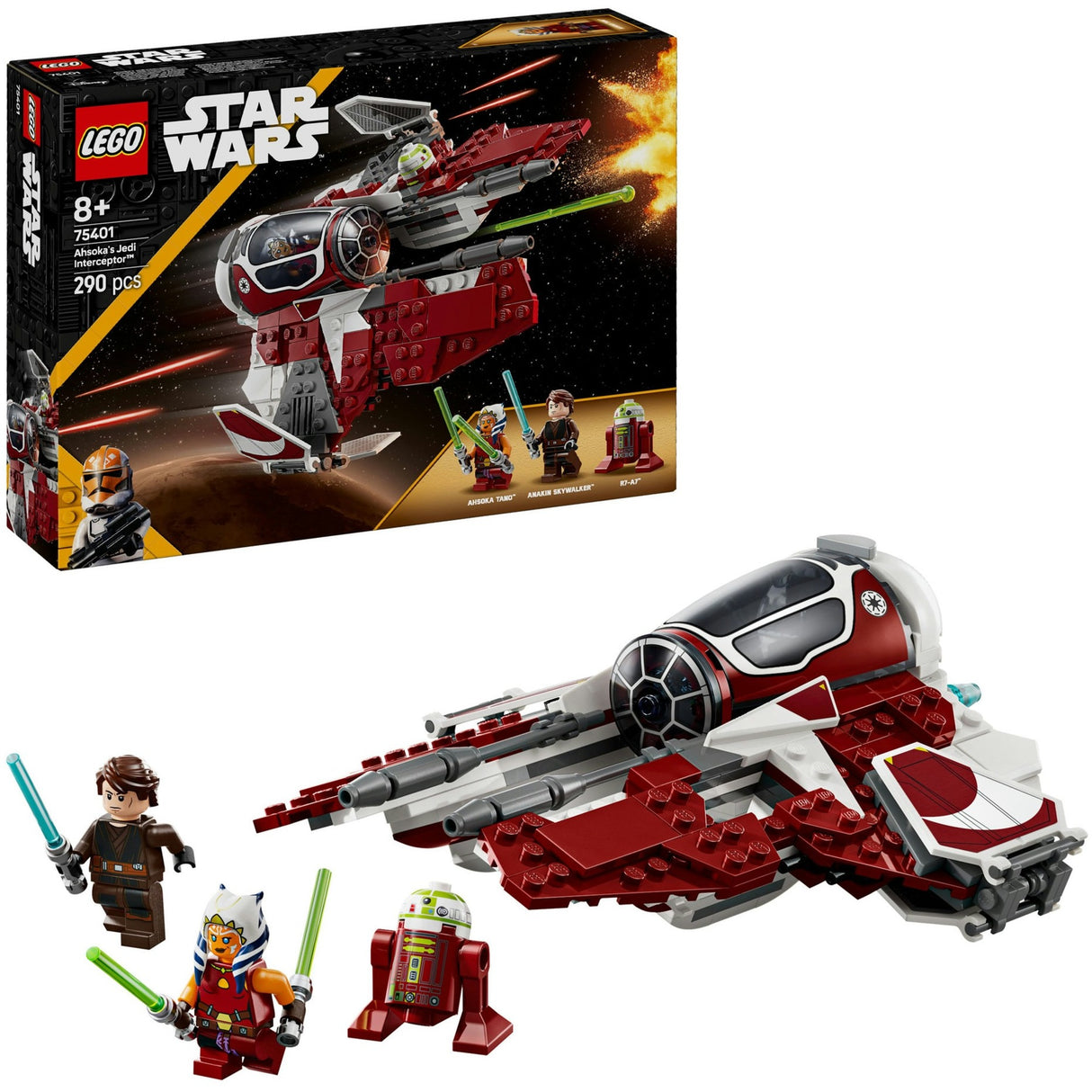 Lego Star Wars 75401 Ahsokas Jedi-Abfangjäger