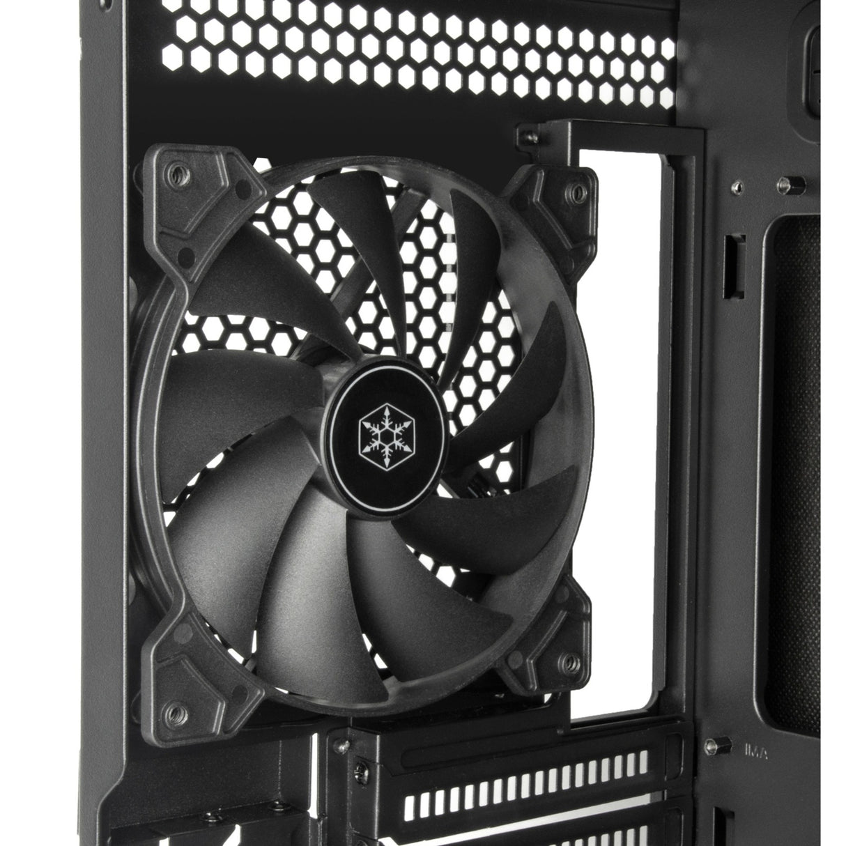 Silverstone sst-sed1-b Midi-Tower-Gehäuse (schwarz | 2x USB-A | 1x USB-C)