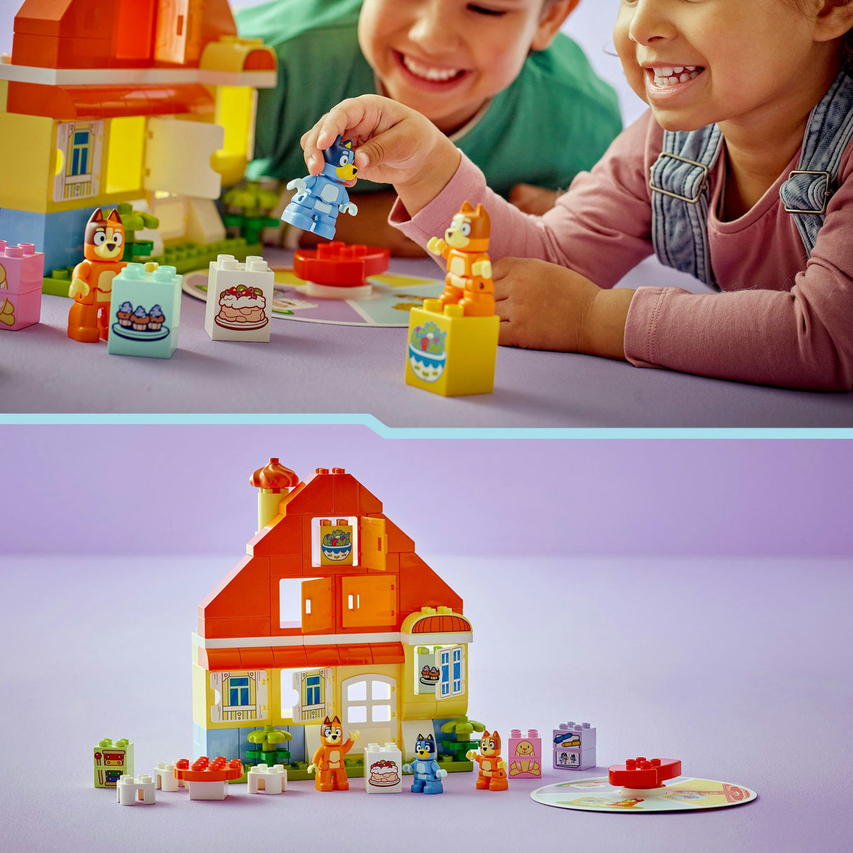 Lego Duplo 10459 Haus von Bluey und ihrer Familie mit Memory-Spiel
