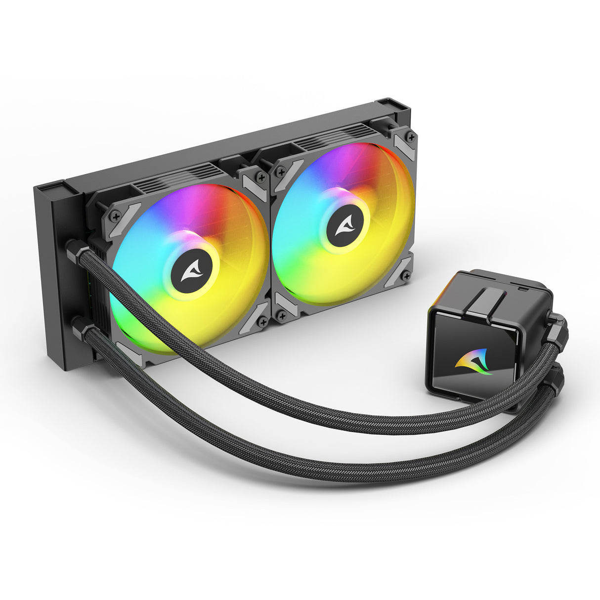 Sharkoon S50 ArGB Wasserkühlung (schwarz, 4-Pin-PWM)