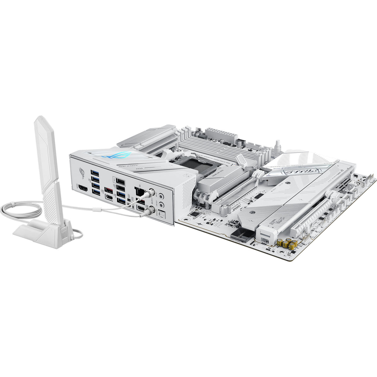 Asus rog strix b850-a gaming wifi7 neo socket am5 moederbord (wit, 5gb-lan, wi-fi 7, bt 5.4, sound, atx)