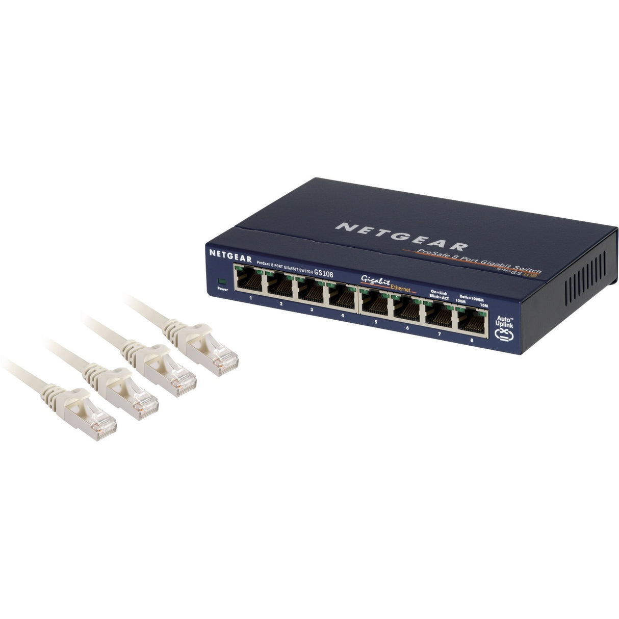 Netgear GS108 Switch (blau, Einzelhandel)