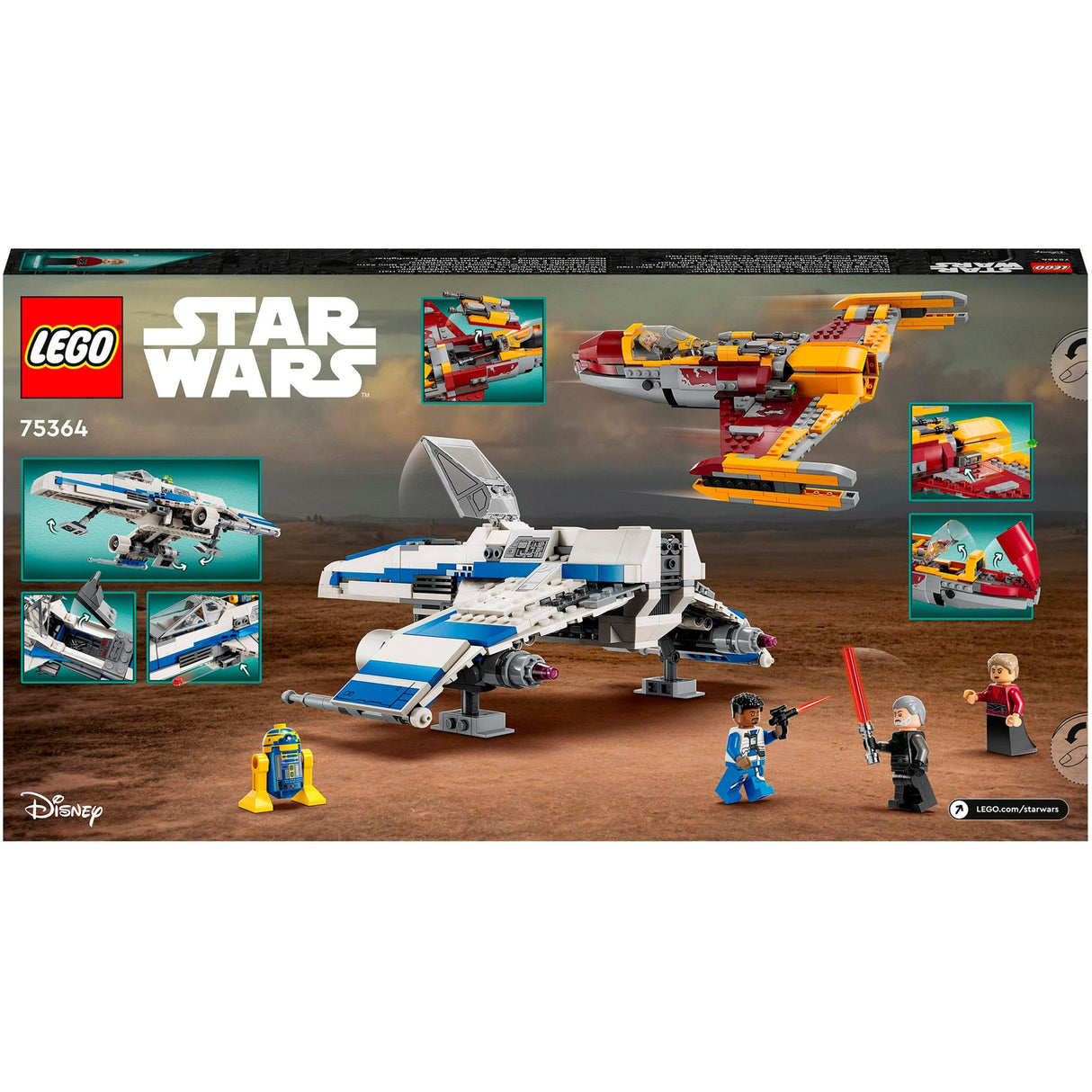 Lego Lego Star Wars 75364 Republik E-Wing gegen Shin Hatis Starfighter-Raumschiff Set