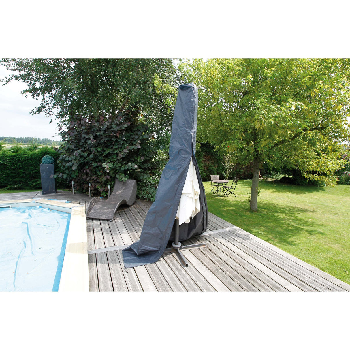 Naturgartenmöbelabdeckung für stehende Parasol (klein)