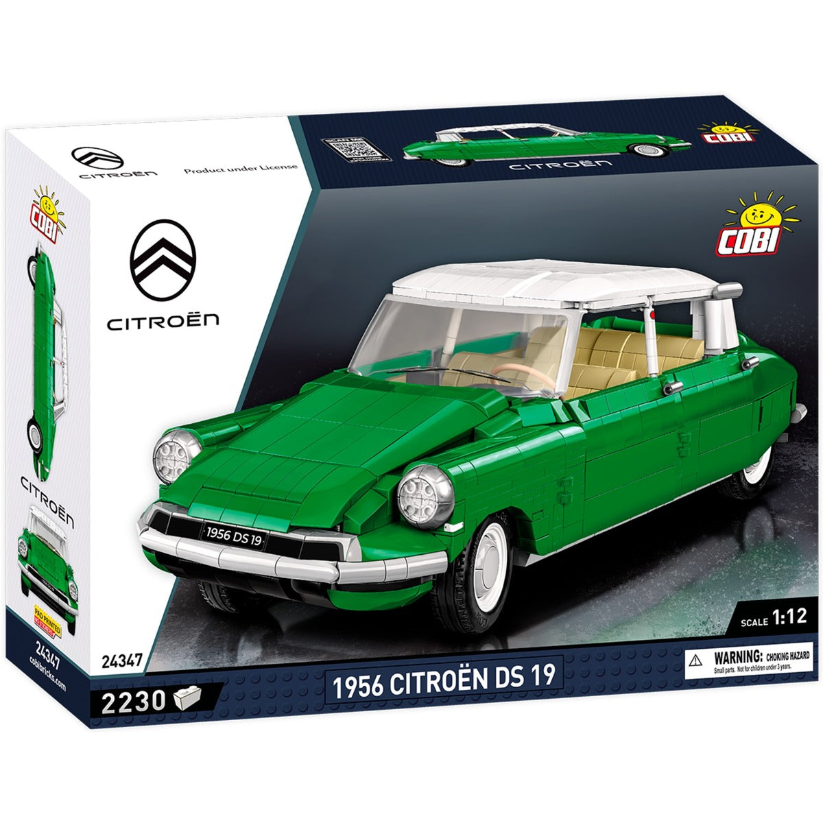 Cobi citroen ds 19 1956 constructiespeelgoed (schaal 1:12)