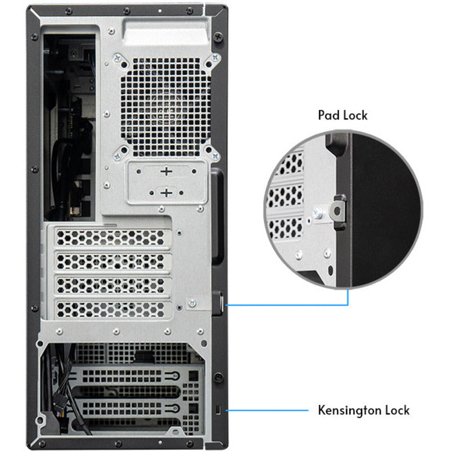 Chieftec uni bs-20b-op Mini-Tower-Gehäuse (schwarz | 3x USB-A | 1x USB-C)