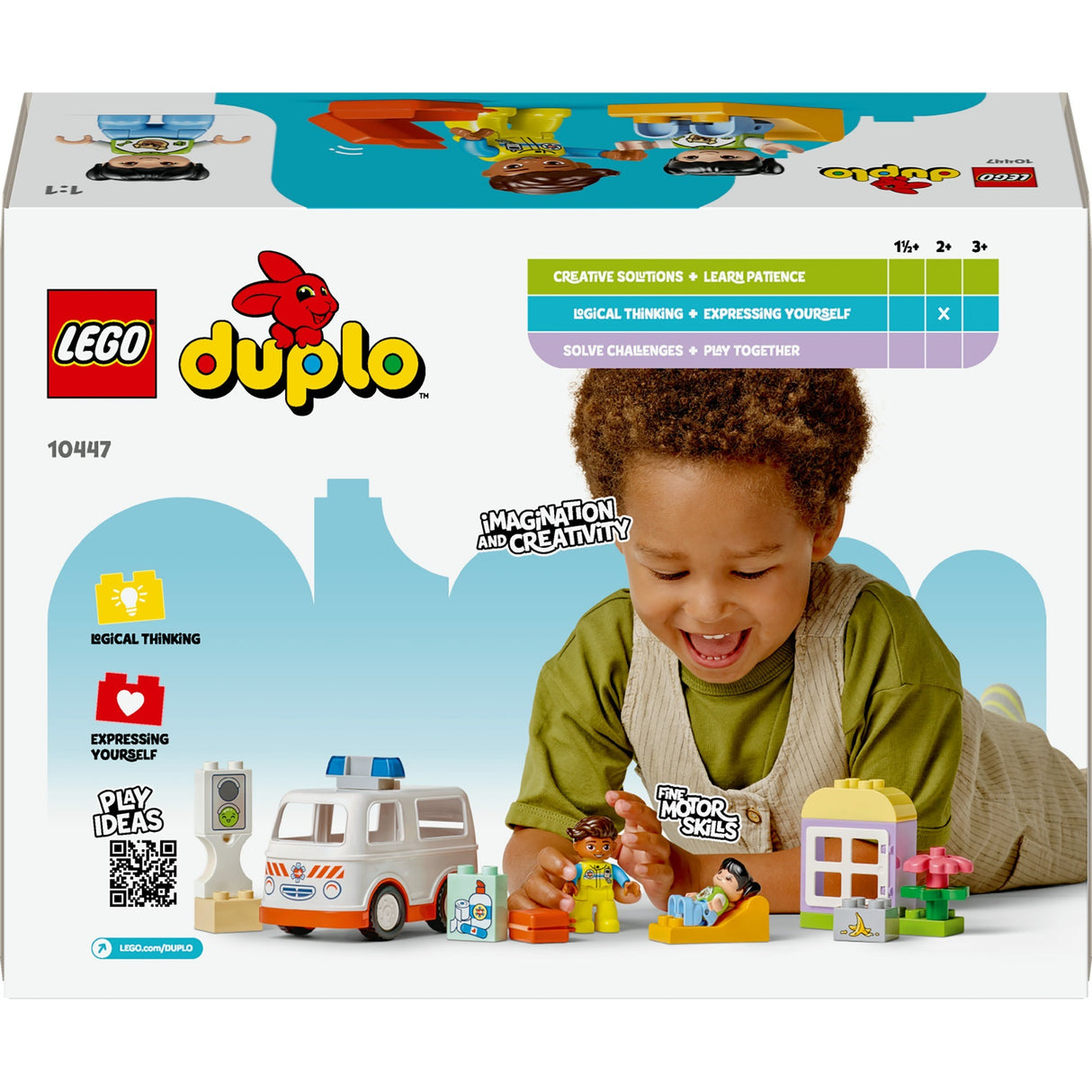 Lego Duplo Town 10447 Krankenwagen mit Fahrer