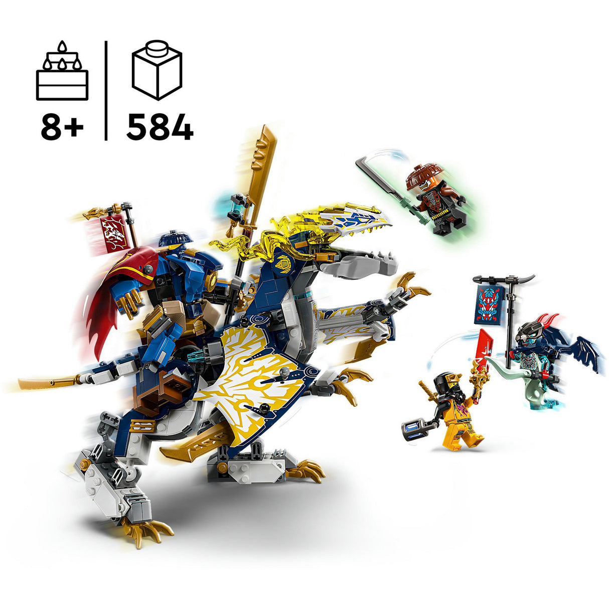Lego Ninjago 71843 Schurken-Mech-Drachenreiter