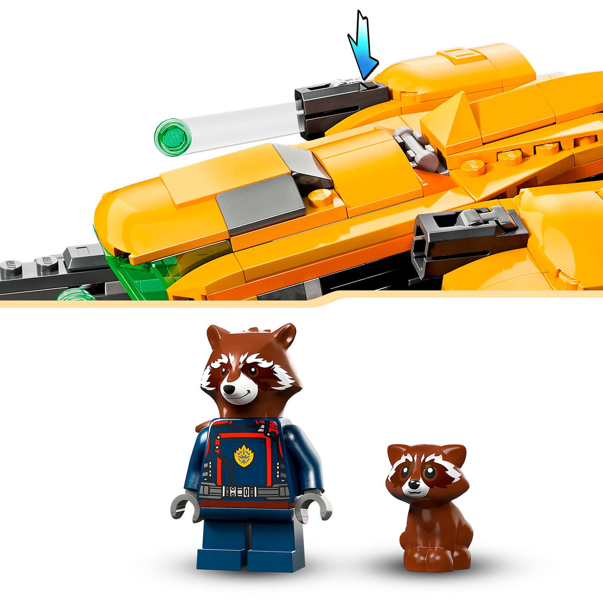 Lego Super Heroes 76254 Das Baby Rocketschiff