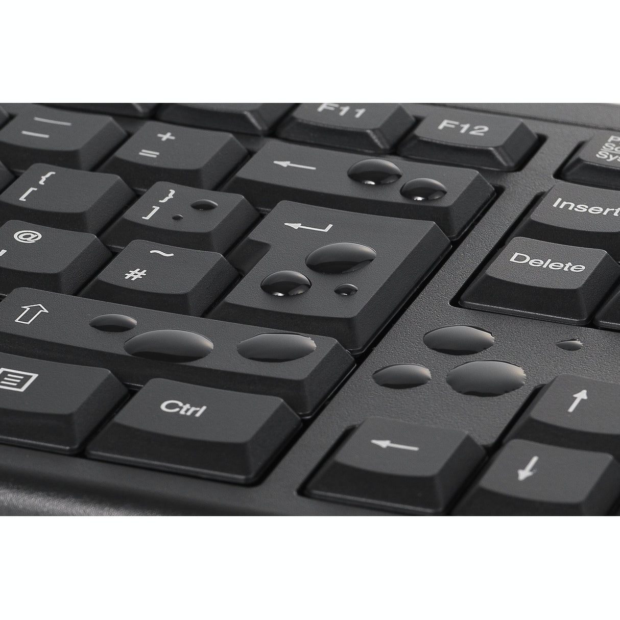 Kensington km150 eq kabelloses Desktop-Set, Desktop-Set (schwarz, US-Layout (QWERTY), Membran, 100 %, 1200 dpi)