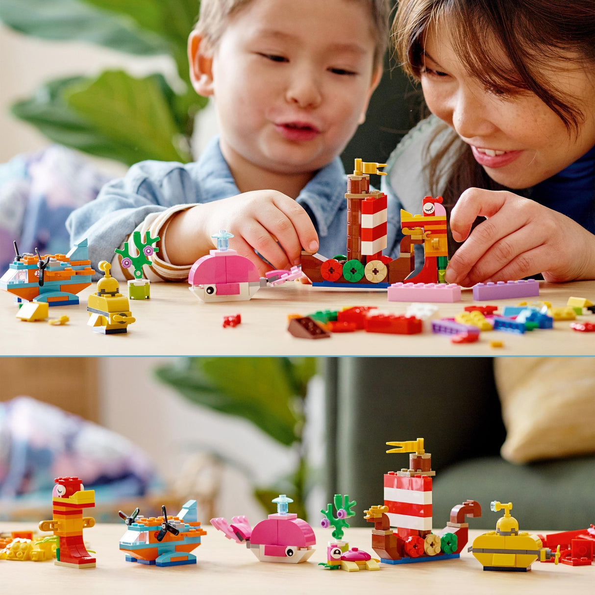 Lego Classic – Kreatives Konstruktionsspielzeug mit Meeresspaß (11018)