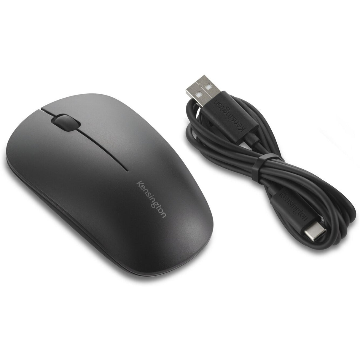 Kensington My230 EQ wiederaufladbare Maus – kabellos – mittelgroß (schwarz, Bluetooth, 2,4 GHz)