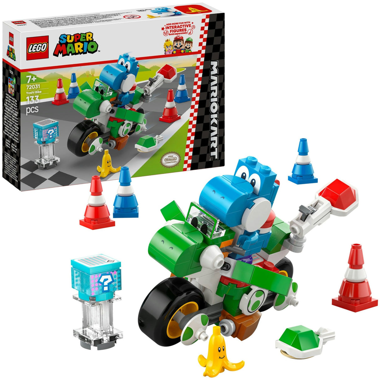 Lego Super Mario – Mario Kart – Yoshi-Crosser Konstruktionsspielzeug (72031)