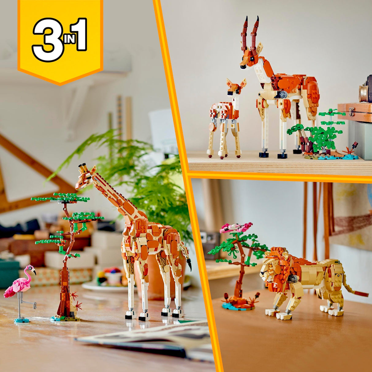 Lego Creator 3in1 Safaritiere – 31150