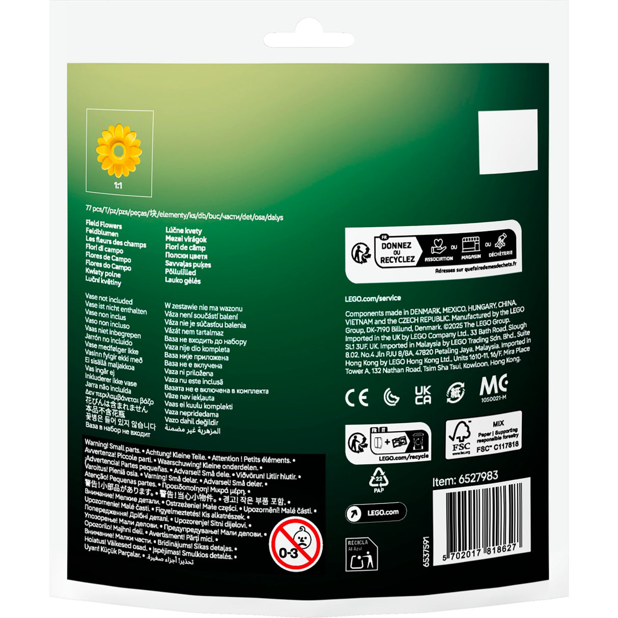 Lego 30701 Botanicals Wildblumen | 10 Stück